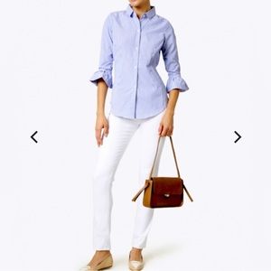 Gretchen Scott Pride Ruffle Sleeve shirt - M